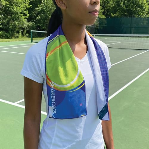 Original Cooling Towel – Soft, Lightweight, Heat Relief – Perfect for Biking, Running, Yoga, Gym, Gardening – MatchPoint - color: Matchpoint