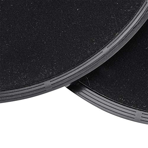 Asixxsix Exercise Sliders, 2PCS Portable 7 Inch Round Discs for Core Workout, Fitness Discs with Multi Surface Use on Carpet Hardwood Floor, for Pilates Yoga Physical Therapy Full