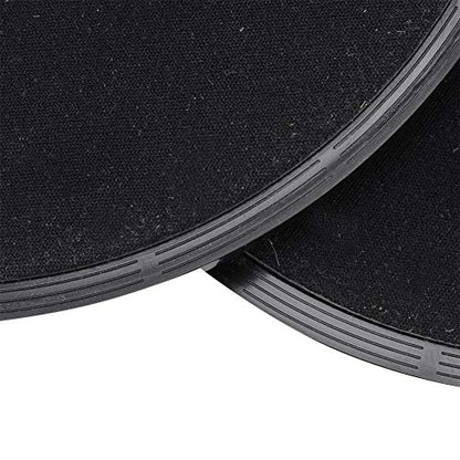Asixxsix Exercise Sliders, 2PCS Portable 7 Inch Round Discs for Core Workout, Fitness Discs with Multi Surface Use on Carpet Hardwood Floor, for Pilates Yoga Physical Therapy Full