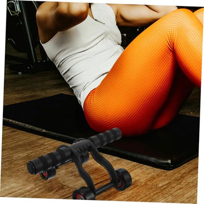 GANAZONO Ab Roller Wheel for Abs Workout Portable Fitness Equipment with Anti-skid Handle Supports up for Home Exercise Suitable for Men and Women