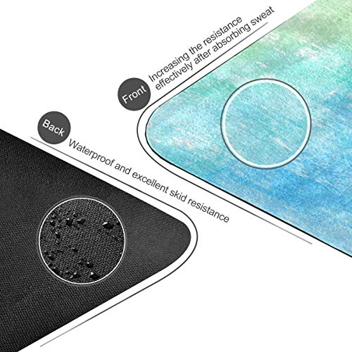 Qilmy Fantasy Mandala Pattern Yoga Mat, Non-Slip Texture Pro Yoga Mat Eco Friendly Exercise & Workout Mat for Yoga, Pilates and Floor Exercises