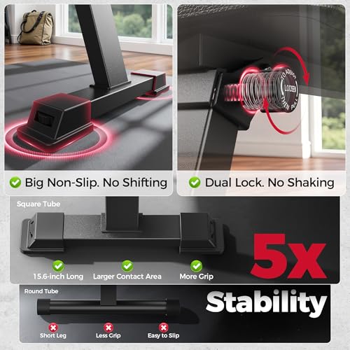 FLYBIRD Foldable Flat Weight Bench for Home Gym, 600/1000 lbs Capacity with Dual Locking for Strength Training, Easy Setup & Storage for Small Apartments, Lifting, Hip Thrust, Dumbbell Workout