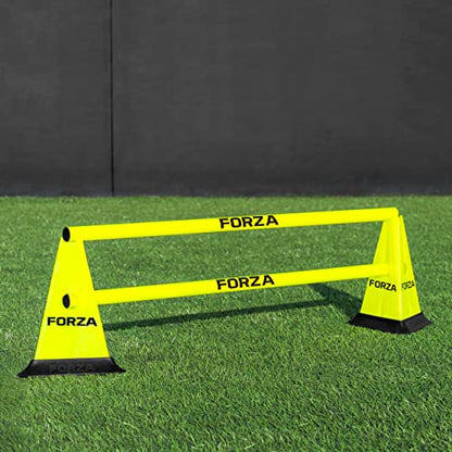 FORZA Cone & Hurdle Training Sets | Improve Your Speed & Agility Skills - Available in 3 Styles and 8 Colors - color: Black, style: Pro Tri Cone