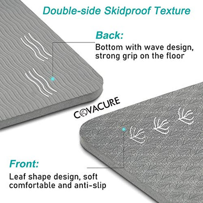 Extra Large Yoga Mat 72" x 26" - Non Slip Exercise Mat 8mm Thick Eco Friendly with Carrying Strap for Yoga, Pilates, Home Workouts & Floor Fitness