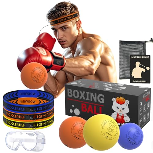 Boxing Reflex Ball - Improve Speed, Agility & Coordination - Perfect for Boxing Training & Fitness Workouts