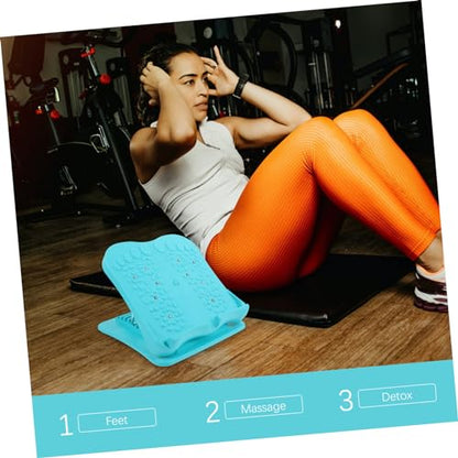 Abaodam Folding Rib Stretch Board with Magnet Fitness Pedal for Home Rehabilitation Compact Design for Easy Carrying Material Supports Up to Weight