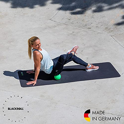 Blackroll - Trigger Point Ball 12, for Exercise and Muscle Recovery, Deep Tissue Massager for Myofascial Release in The Shoulders, Neck, and Back, 12cm (4.7"), Black - size: 4.7"
