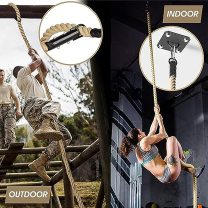 Yes4All Gym Climbing Rope for Fitness & Strength Training, Climbing Exercises & Home Workouts
