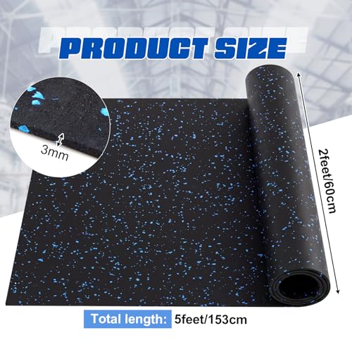 Rubber Workbench Mat 24 x 60 Inch / 5 x 2 Feet, Heavy-Duty Work Bench Mat, Shock-Absorbing, Non-Slip, Easy Clean, Cuttable, for Protect Tool Workbench from Paint Woodwork Garage Craft Build