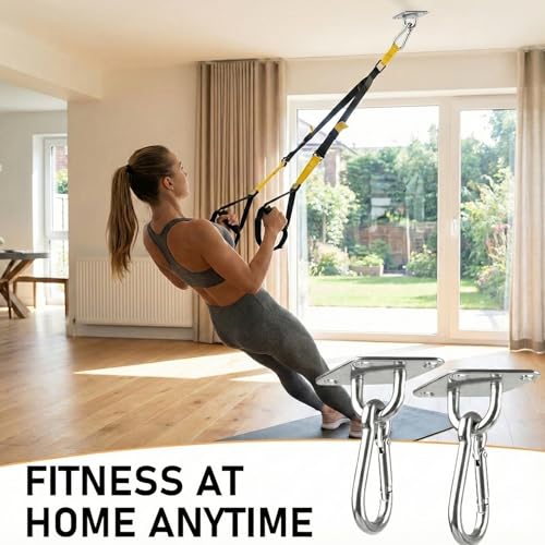 Wall Mount for Resistance Bands, Workout Anchors Wall Resistance with Hook for Fitness Bands, Space Saving Workout Equipment for Home Gym Weight Straps Suspension Training Exercise
