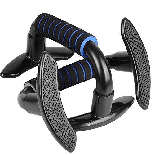 Push-up bracket-Perfect Muscle Push Up Pushup Bars Stands Handles Aid Equipment for Men and Women Pushups,Home Gym Fitness Exercise - color: Blue