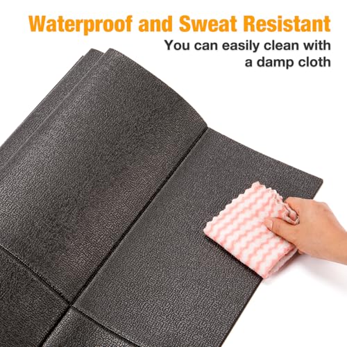 CXWXC Exercise Bike Mat 29.5” x 63” - Bike Trainer Floor Mat for Indoor Riding - Heavy Duty Fitness Equipment Mat for Treadmill Spin, Peloton, Stationary, Exercise Bike