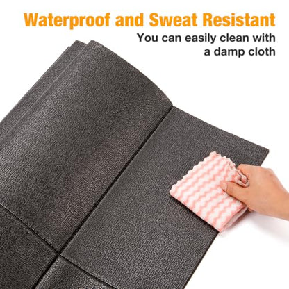 CXWXC Exercise Bike Mat 29.5” x 63” - Bike Trainer Floor Mat for Indoor Riding - Heavy Duty Fitness Equipment Mat for Treadmill Spin, Peloton, Stationary, Exercise Bike