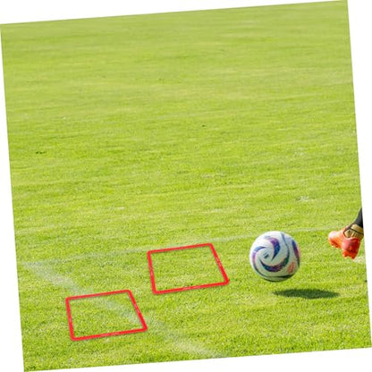6pcs Portable Agility Training Rings for Football and Soccer Durable Multi Function Exercise Circles for Speed and Coordination and Adult Sports Activities