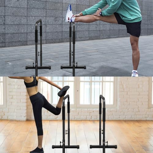 Dip Bar, Heavy Duty Dip Station Adjustable Parallel Bars for Full Body Workout Fitness, Functional Parallettes Bars for Home Gym Strength Training Workout