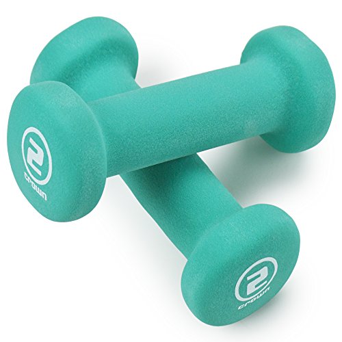 Crown Sporting Goods Neoprene Body Sculpting Hand Weights (1-Pair)
