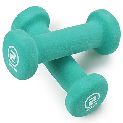 Crown Sporting Goods Neoprene Body Sculpting Hand Weights (1-Pair)