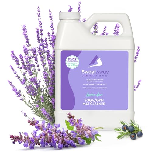 SwaytAway Fitness Mat Cleaner Concentrate Lavender, 32oz Makes 4 Gallons - size: 32 oz - 1 Pack