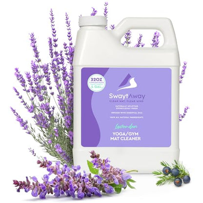 SwaytAway Fitness Mat Cleaner Concentrate Lavender, 32oz Makes 4 Gallons - size: 32 oz - 1 Pack