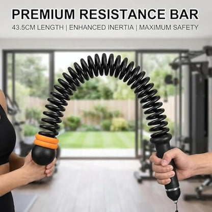 Adjustable Ropeless Battle Ropes, Cordless Battle Ropes for Home Gym, Portable Arm Exerciser Strength & Conditioning Training Rope for Full Body Workout