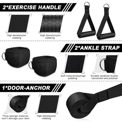Resistance Bands for Working Out,150LBS Exercise Bands with Handles,Workout Bands for Men Women, Fitness Bands Set for Muscle Training, Strength, Slim, Yoga, Home Gym Equipment