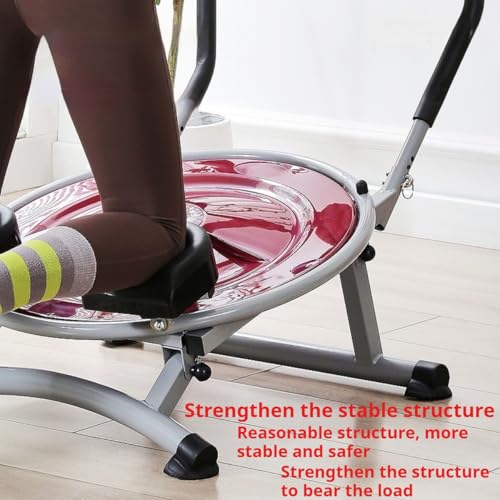 Ab Circle Pro Abdominal Trainer, Core Workout Fitness Equipment with Rotatable Kneeling Pad for Home Gym, Waist, Glutes & Legs Exercise