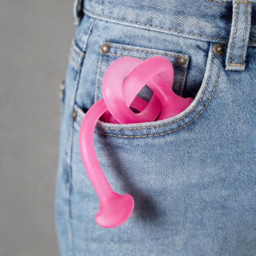 I-Shaped Resistance Band with Handles, 3 Pcs Elastic Exercise Bands for Home Workout, Yoga, Pilates, Shoulder Opening, Back & Arm Training, Portable Fitness Stretching Tool for Men and Women