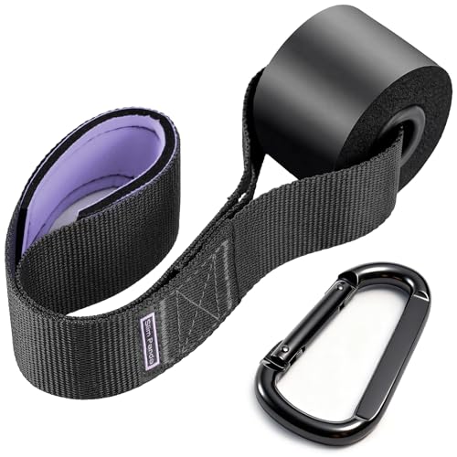 Slim Panda Door Anchor for Resistance Bands,Heavy Duty Resistance Band Door Anchor for Home Workout,Physical Therapy & Fitness, Large Door Anchor Attachment - style: Door Anchor Purple 1Pack