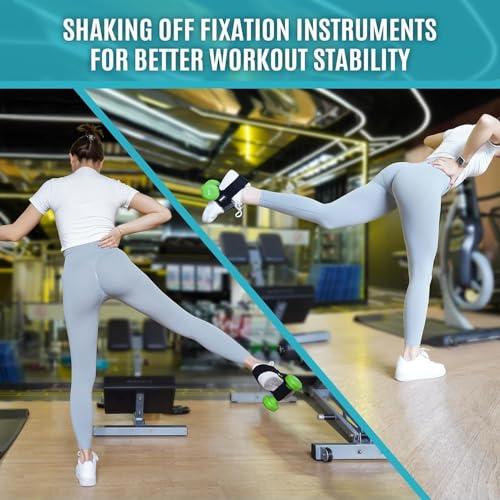 Dumbbell Foot Attachment for Leg Workout, Dumbbell Attachment Straps, Tibialis Trainer, Ankle Straps for Dumbbells, Dumbbell Foot Strap for Weight Lifting,Shin Splint,Hamstring Curls,Leg extensions - style: Style A