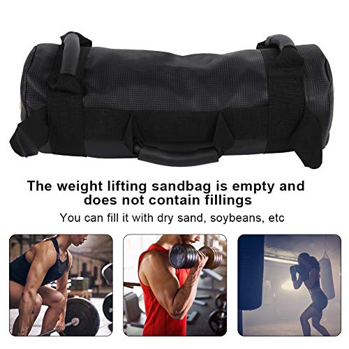 Weightlifting Training Sandbag Power Bag Fitness Workout High Intensity Exercises Durable PU Leather for Strength Training Home Gym Squats Dead Lifts Lunges Bicep Curls 10kg 20kg - size: 20kg, style: 20kg