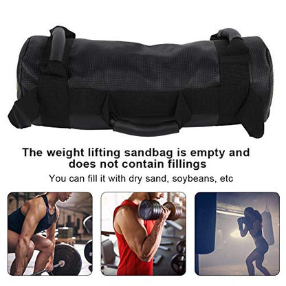 Weightlifting Sandbag for Strength Training | 10kg / 20kg / 30kg Adjustable Strength Bag | High - Intensity Workout for Squats/Deadlifts/Lunges | Sturdy PU Leather Training - size: 10kg, style: 10kg