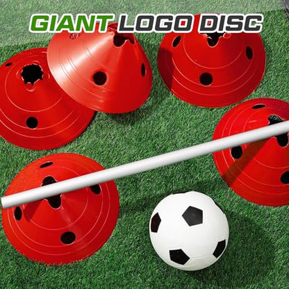 Jumbo Soccer Cones Big Training Disc Cone - color: Red