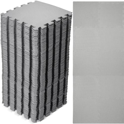 Nuanchu 60 PCS Kids Foam Puzzle Mat,Gray - color: Gray