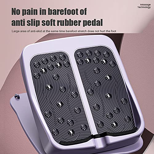 9Gear Anti Slip Portable Slant Board Foot Stretch Wedge Board Foot Massage Tension Plate Adjustable Incline Board Calf Ankle Stretcher - color: Green,pink,purple