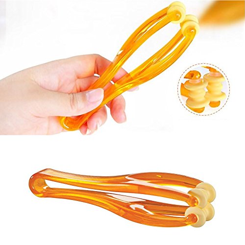 2 Finger Massager Roller & 5 Acupressure Rings - Arthritis Pain Relief & Trigger Finger Therapy Tool - Manual Hand Circulation Massagers for Carpal Tunnel, Rock Climbing Recovery & Gifts