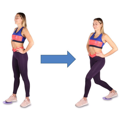DRUNA Core Sliders for Exercise Dual-Sided Gliding Discs for Abs, Full Body Workout, Home Gym, Pilates, and Yoga Smooth on Carpet & Hard Floors Compact & Portable Fitness Sliders