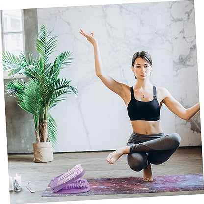 Toyvian Folding Stretch Board for Home Fitness Inclined Pedal for Body Stretching Sturdy Non-Slip Design for Calf and Leg Stretching Compact Exercise Equipment
