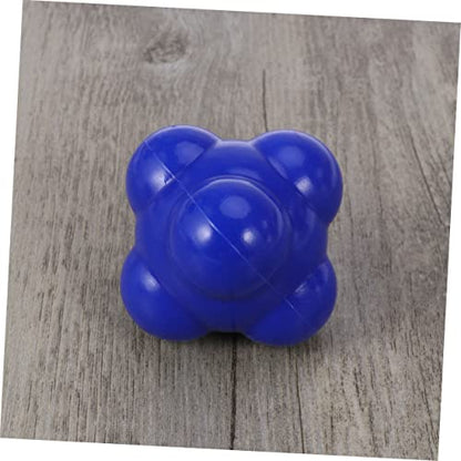 Totority Reaction Ball Hexagonal Training Silicone Wrist Ball Exerciser for Baseball Agility Reflex Training
