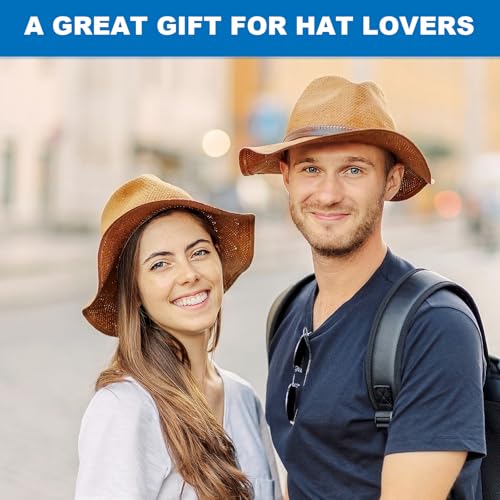Hat Stretcher for Fitted Hats, Cowboy Hat Stretcher Fitted Hat 7 to 8 1/2, Adjustable Wooden Hat Jack Stretcher Fits All Caps - color: Round Square Blue