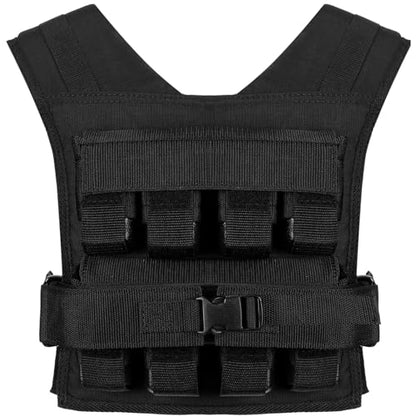 35lbs Adjustable Weighted Vest for Men - Iron Weighted Vest for Strength Training, Running, Exercise, Muscle Building & Weight Loss