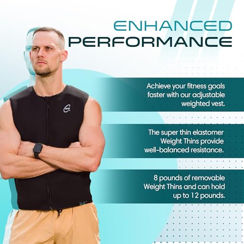 Challenge Weighted Workoutwear 8lb weighted vest - size: XL
