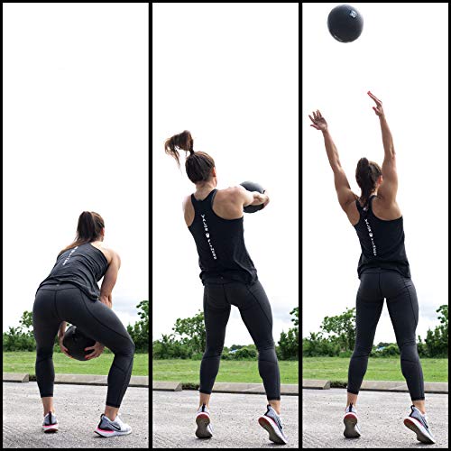 Valor Fitness Slam Ball - Durable Weighted Ball for Crossfit, Strength Training, HIIT, and Cardio Workouts, Non-Bounce Design, Multiple Weights Available - style: 40 lb
