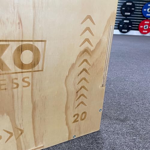 Wooden Plyo Box - Three Options with Easy Assembly - Perfect for Crosstraining & Home Workouts