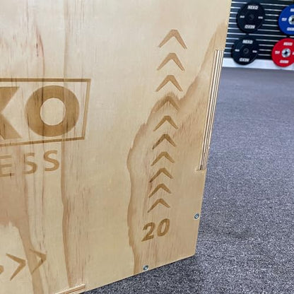 Wooden Plyo Box - Three Options with Easy Assembly - Perfect for Crosstraining & Home Workouts
