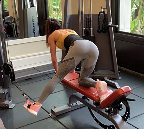 Glute Kickback PRO “Patented” 100% Made in The USA - Cable Machine Ankle Straps - size: Women's