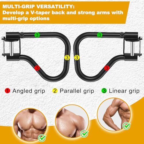 Kipika Power Rack Attachment for 5/8" & 1" Holes - Heavy Duty Home Gym Equipment for 2x2 or 3x3 Squat Rack, Adjustable and Easy to Install