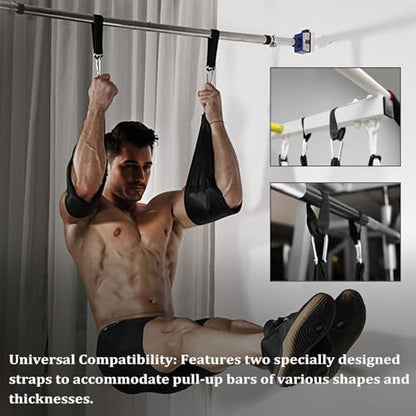 Hanging Ab Straps for Pull Up Bar,Premium Fitness Padded Arm Supports For Core Strength & Abdominal Training,Pull Up Straps,Ab Sling Straps, Workout Straps,For Bodyweight Exercises