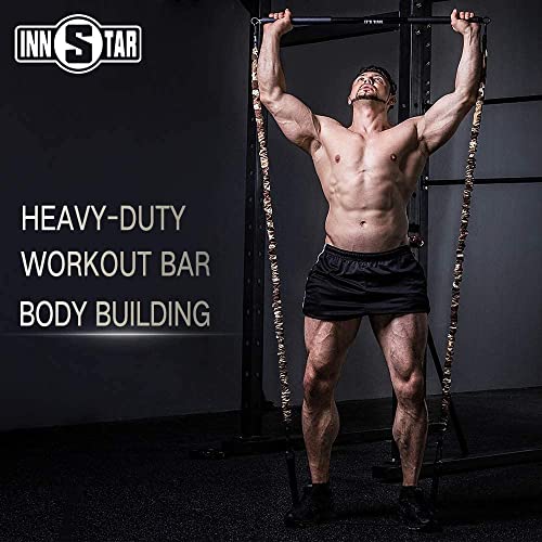 INNSTAR Cable Attachments for Gym, Heavy Cable Handles with Solid ABS Core Grips, D Handle Cable Attachment, Cable Machine Handles for Resistance Bands