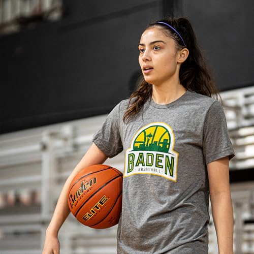 Baden | Elite | Premium Quality Composite Basketball | Ideal for Indoor Games | Youth, Women & Men's Sizes - size: Size 7 (29.5") Personalized