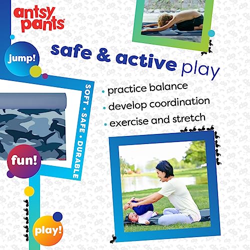 Antsy Pants Kids Yoga Mat - Yoga Mat for Kids, Yoga Mats for Home Workout, Travel Yoga Mat, Yoga Mat Non Slip, 60” x 24”, 3mm Free of Toxic Phthalates